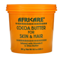 Cococare, Африкэр, какао-масло для кожи и волос, 297 г (10,5 унций)
