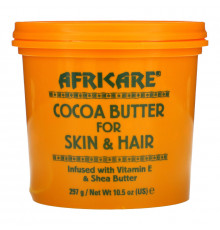 Cococare, Африкэр, какао-масло для кожи и волос, 297 г (10,5 унций)