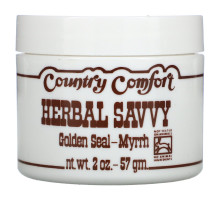 Country Comfort, Herbal Savvy, гидрастис и мирра, 2 унции (57 г)