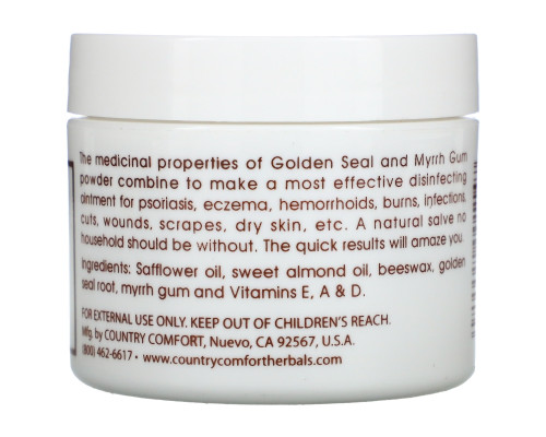 Country Comfort, Herbal Savvy, гидрастис и мирра, 2 унции (57 г) Country Comfort, Herbal Savvy, гидрастис и мирра, 2 унции (57 г)