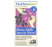 Motherlove More Milk Специальный состав 120 растительных жидких капслул