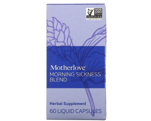 Motherlove, Morning Sickness Blend, 60 Liquid Capsules Motherlove, Morning Sickness Blend, 60 Liquid Capsules