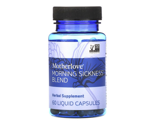 Motherlove, Morning Sickness Blend, 60 Liquid Capsules Motherlove, Morning Sickness Blend, 60 Liquid Capsules
