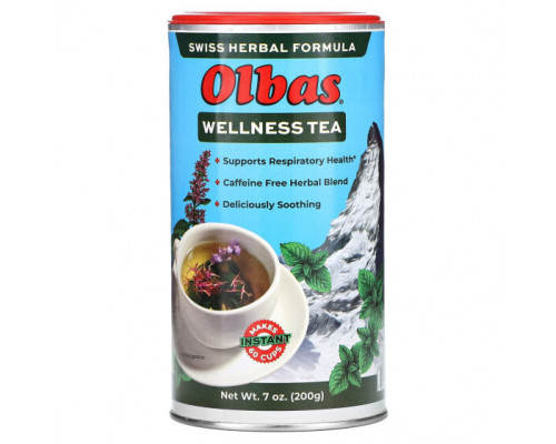Травяные сборы и чаи Olbas Therapeutic, Быстрорастворимый оздоровительный чай, 200 г (7 унций) Травяные сборы и чаи Olbas Therapeutic, Быстрорастворимый оздоровительный чай, 200 г (7 унций)