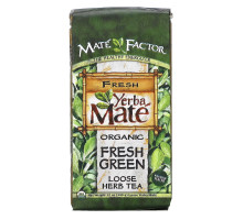 Mate Factor Органический Йерба Мате Свежий зеленый листовой травяной чай 12 унций (340 г)