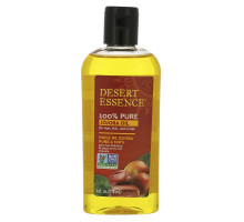 Desert Essence 100% Масло жожоба, для кожи, волос и тела, 4 жидких унций (118 мл)