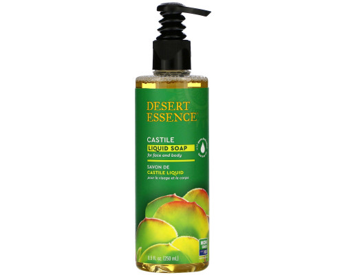 Desert Essence Кастильское жидкое мыло с экологически собранным маслом чайного дерева 8 жидких унций (236 мл)