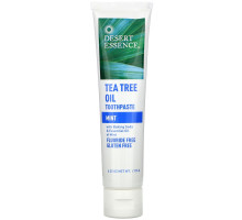 Desert Essence Натуральная мятная зубная паста с маслом чайного дерева 6.25 унций (176 г)