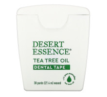 Desert Essence Зубная лента с маслом чайного дерева вощеная 30 ярдов (274 м)