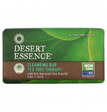 Desert Essence Cleansing Bar Tea Tree Therapy 5 oz (142 g)