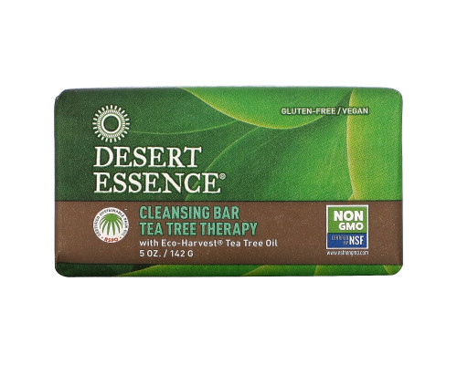 Desert Essence Cleansing Bar Tea Tree Therapy 5 oz (142 g) Desert Essence Cleansing Bar Tea Tree Therapy 5 oz (142 g)