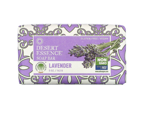 Desert Essence Мыло с лавандой 5 унций (142 г) Desert Essence Мыло с лавандой 5 унций (142 г)