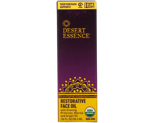 Desert Essence, Восстанавливающее масло для лица, 28,3 мл (0.96 fl oz) Desert Essence, Восстанавливающее масло для лица, 28,3 мл (0.96 fl oz)