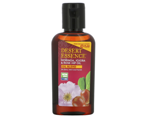 Desert Essence Moringa Jojoba & Rose Hip Oil 2 fl oz (60 ml) Desert Essence Moringa Jojoba & Rose Hip Oil 2 fl oz (60 ml)
