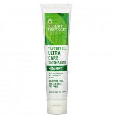 Desert Essence Зубная паста с натуральным маслом чайного дерева Ultra Care мега мята 625 унций (176 гр)