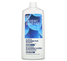 Desert Essence Отбеливатель плюс ополаскиватель свежая мята 16 жидких унций (480 мл)