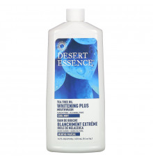 Desert Essence Отбеливатель плюс ополаскиватель свежая мята 16 жидких унций (480 мл)