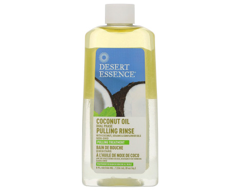 Desert Essence, Coconut Oil Pulling Rinse, 8 fl oz (240 ml) Desert Essence, Coconut Oil Pulling Rinse, 8 fl oz (240 ml)