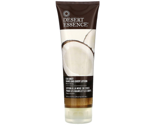 Desert Essence Лосьон для тела и рук кокос 8 жидких унций (237 мл)