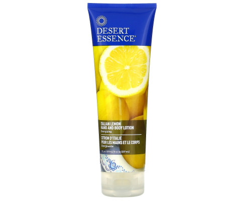 Desert Essence Лосьон для рук и тела Итальянский лимон 8 жидких унций (237 мл) Desert Essence Лосьон для рук и тела Итальянский лимон 8 жидких унций (237 мл)