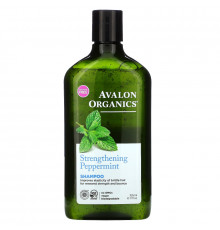 Avalon Organics Шампунь укрепляющая мята 11 жидкая унция (325 мл)