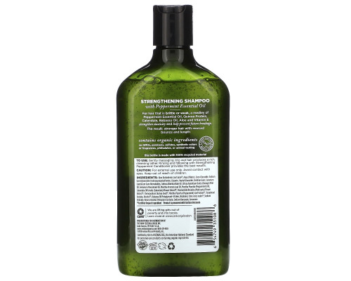 Avalon Organics Шампунь укрепляющая мята 11 жидкая унция (325 мл) Avalon Organics Шампунь укрепляющая мята 11 жидкая унция (325 мл)