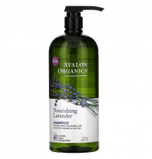 Avalon Organics Питательный шампунь с экстрактом лаванды 32 жидких унции (946 мл)