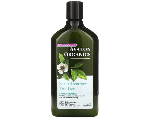 Avalon Organics Кондиционер с чайным деревом для кожи головы 11 унций (312 г) Avalon Organics Кондиционер с чайным деревом для кожи головы 11 унций (312 г)