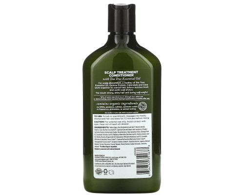 Avalon Organics Кондиционер с чайным деревом для кожи головы 11 унций (312 г) Avalon Organics Кондиционер с чайным деревом для кожи головы 11 унций (312 г)