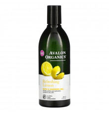 Avalon Organics Гель для душа и ванн лимон 12 жидких унций (355 мл)