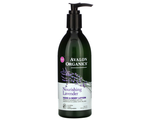 Avalon Organics Лосьон для рук и тела Лаванда 12 унций (340 г) Avalon Organics Лосьон для рук и тела Лаванда 12 унций (340 г)