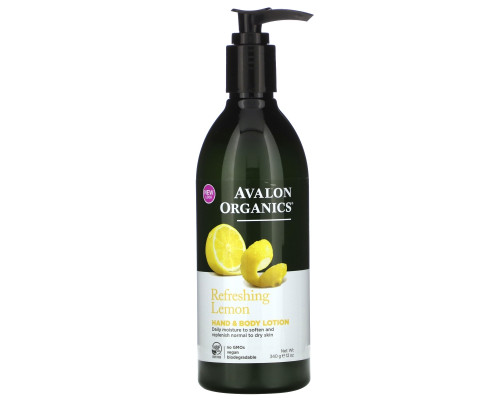 Avalon Organics Лосьон для рук и тела Лимон 12 oz (340 мл) Avalon Organics Лосьон для рук и тела Лимон 12 oz (340 мл)