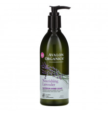 Avalon Organics Глицериновое мыло для рук с ароматом лаванды 12 жидких унций (355 мл)