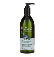 Avalon Organics Глицериновое мыло для рук розмарин 12 жидких унций (355 мл)
