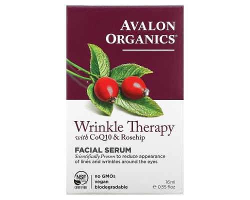 Avalon Organics CoQ10 Repair Сыворотка против морщин 55 жидких унций (16 мл) Avalon Organics CoQ10 Repair Сыворотка против морщин 55 жидких унций (16 мл)
