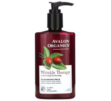 Avalon Organics CoQ10 Repair Очищающее молочко для лица, для увлажнения и омоложения кожи лица, 8.5 унций (251 мл)