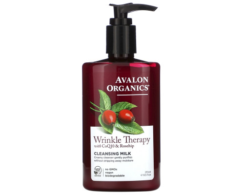 Avalon Organics CoQ10 Repair Очищающее молочко для лица, для увлажнения и омоложения кожи лица, 8.5 унций (251 мл) Avalon Organics CoQ10 Repair Очищающее молочко для лица, для увлажнения и омоложения кожи лица, 8.5 унций (251 мл)