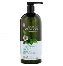 Avalon Organics Шампуньтерапия для кожи головы чайное дерево 32 жидких унций (946 мл)