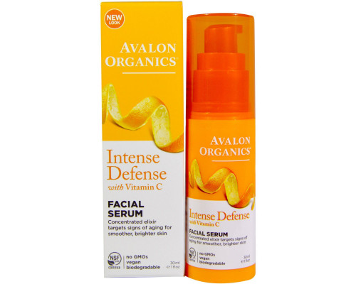 Avalon Organics Сыворотка для лица с витамином С 1 fl oz (30 мл) Avalon Organics Сыворотка для лица с витамином С 1 fl oz (30 мл)