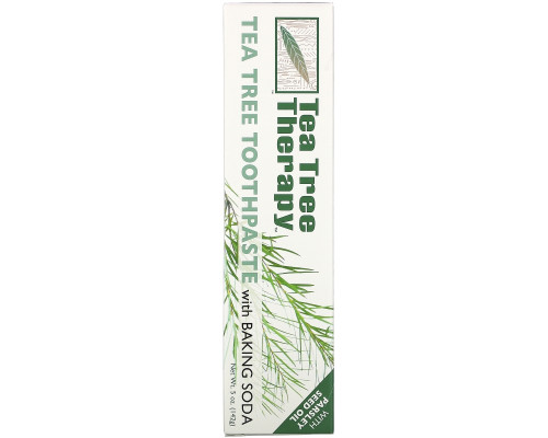Tea Tree Therapy Зубная паста с экстрактом чайного дерева и содой 5 унций (142 г) Tea Tree Therapy Зубная паста с экстрактом чайного дерева и содой 5 унций (142 г)