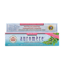 Auromere, Аюрведическая зубная паста на травах, не образующая пены, со вкусом кардамона и фенхеля, 4,16 унции (117 г)