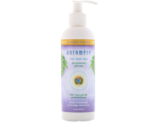 Auromere, Rejuvenating Face, Hand & Body Lotion, 8 oz (236 ml) Auromere, Rejuvenating Face, Hand & Body Lotion, 8 oz (236 ml)