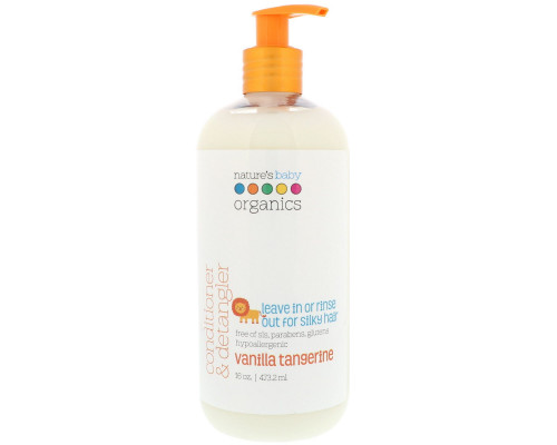 Nature's Baby Organics Conditioner & Detangler Vanilla Tangerine 16 fl oz (473 ml) Nature's Baby Organics Conditioner & Detangler Vanilla Tangerine 16 fl oz (473 ml)