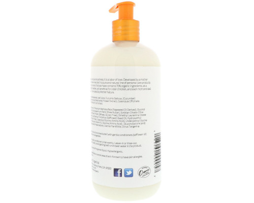 Nature's Baby Organics Conditioner & Detangler Vanilla Tangerine 16 fl oz (473 ml) Nature's Baby Organics Conditioner & Detangler Vanilla Tangerine 16 fl oz (473 ml)