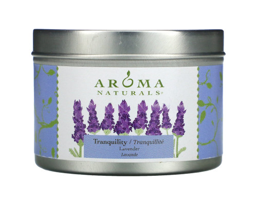 Aroma Naturals Soy VegePure Tranquility Travel Candle Lavender 2.8 oz (79.38 g) Aroma Naturals Soy VegePure Tranquility Travel Candle Lavender 2.8 oz (79.38 g)