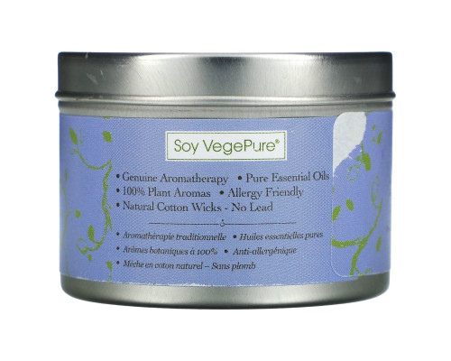 Aroma Naturals Soy VegePure Tranquility Travel Candle Lavender 2.8 oz (79.38 g) Aroma Naturals Soy VegePure Tranquility Travel Candle Lavender 2.8 oz (79.38 g)