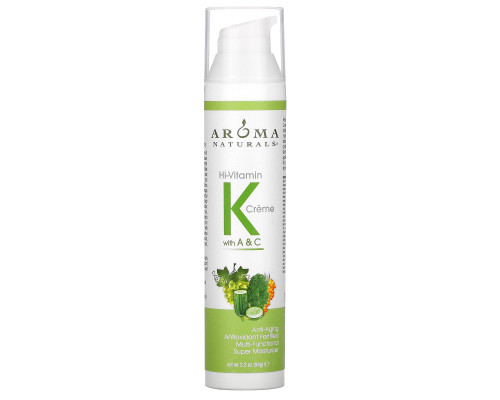 Aroma Naturals Удивительный крем с витаминами K A & C 3.3 унции (94 г) Aroma Naturals Удивительный крем с витаминами K A & C 3.3 унции (94 г)