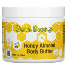 Sierra Bees, Масло для тела с медом и миндалем, 4 ж. унц. (120 мл)
