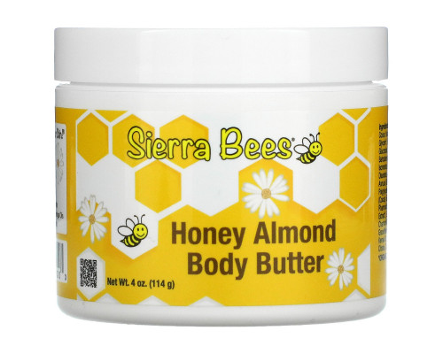Sierra Bees, Масло для тела с медом и миндалем, 4 ж. унц. (120 мл) Sierra Bees, Масло для тела с медом и миндалем, 4 ж. унц. (120 мл)