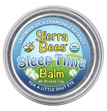 Sierra Bees, Sleep Time Balm, Lavender & Chamomile, 0.6 oz (17 g)